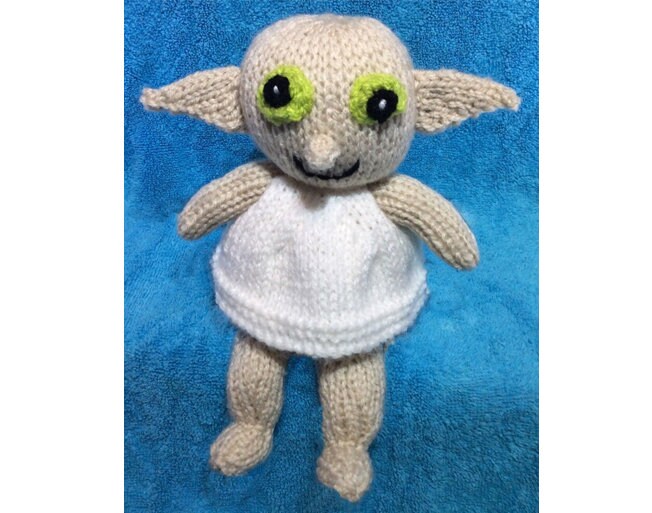 KNITTING PATTERN - Wizard Elf choc orange cover / 20 cms toy
