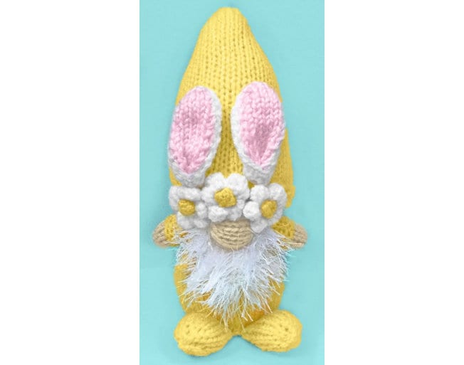 KNITTING PATTERN - Bunny Gonk Gnome Chocolate orange cover / 13cms Easter toy