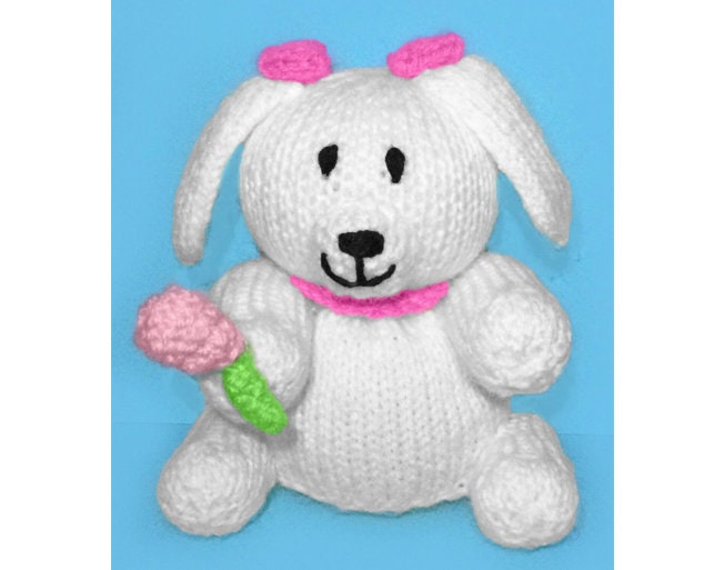 KNITTING PATTERN - Love Me Puppy chocolate orange cover / dog Valentine’s toy