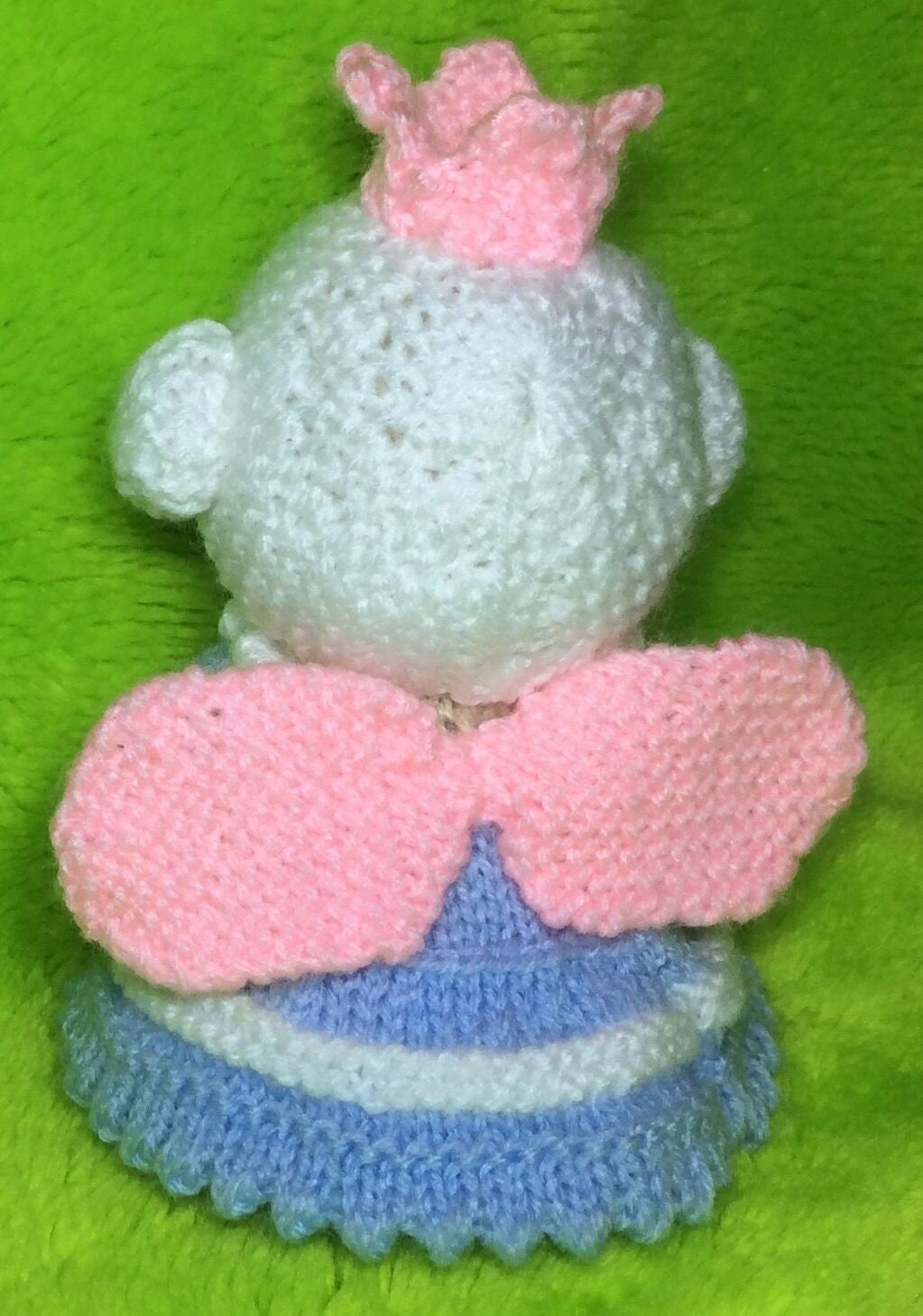 KNITTING PATTERN - Love Fairy chocolate orange cover / 17cms toy