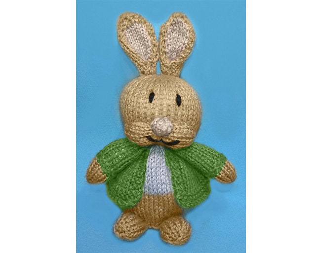 KNITTING PATTERN - Barnabus choc orange cover / 17 cms toy