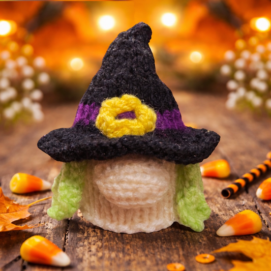 KNITTING PATTERN  - Halloween Gonk inspired choc Holder fits small sweets or Creme Egg