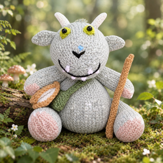 KNITTING PATTERN - Granny Gruffalo inspired choc orange cover / 15 cms toy