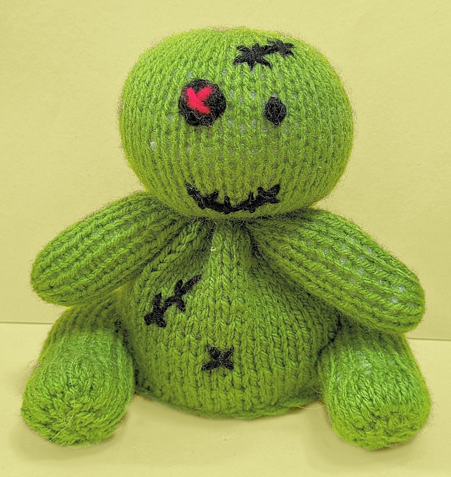 KNITTING PATTERN - Halloween Zombie chocolate orange cover / 15cms toy