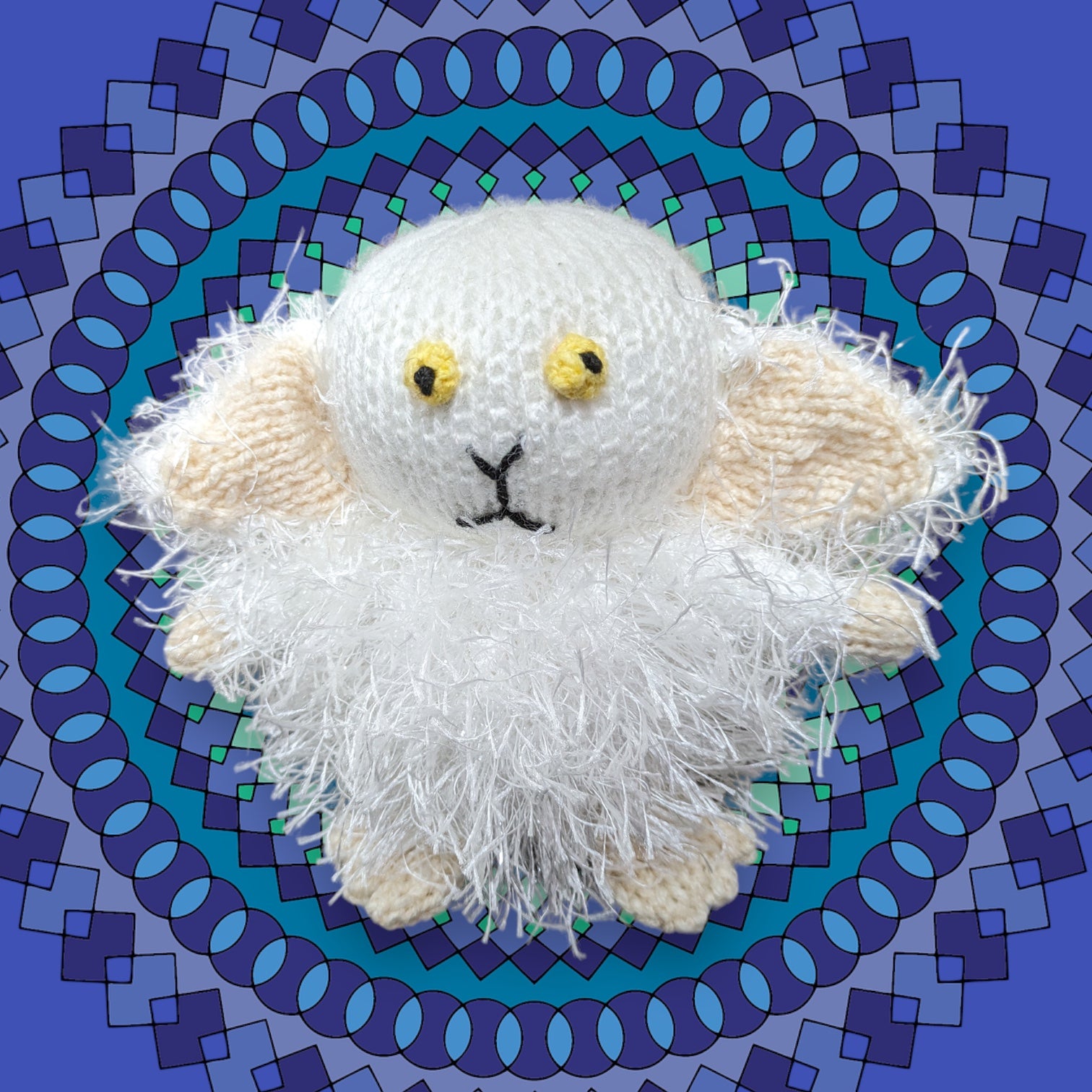 Beep Pattern KNITTING PATTERN - Beep the Meep inspired choc orange cover or 15 cms ...