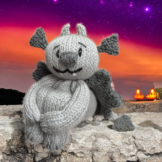 KNITTING PATTERN - Halloween Gargoyle chocolate orange cover / 15 cms toy