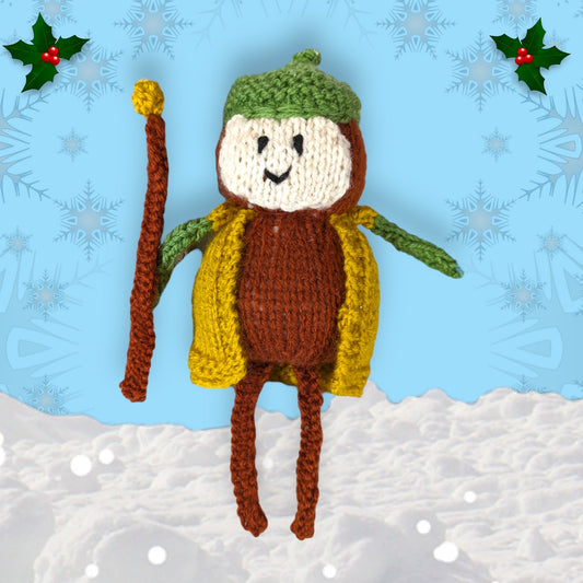 KNITTING PATTERN - William Conker inspired toy Kevin Carrot doll 20 cms