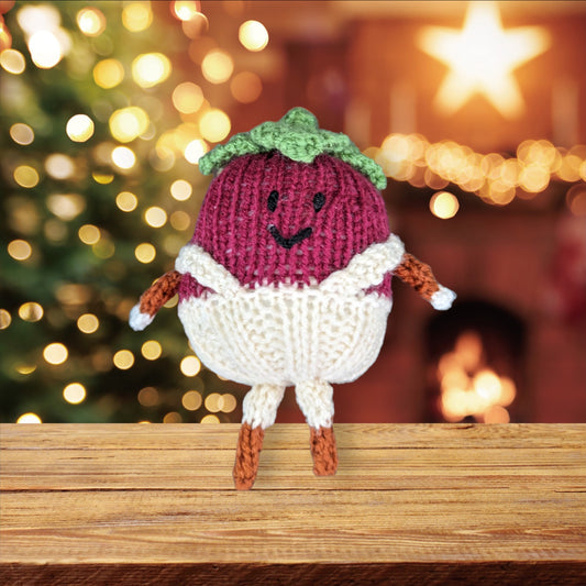 KNITTING PATTERN - Plumty Dumpty inspired toy Kevin Carrot doll 14 cms