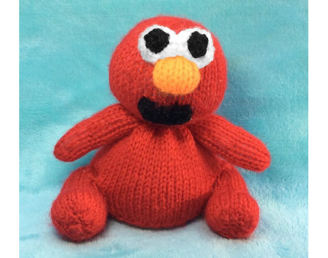 KNITTING PATTERN - Red Puppet Man inspired chocolate orange cover/ 13cms toy