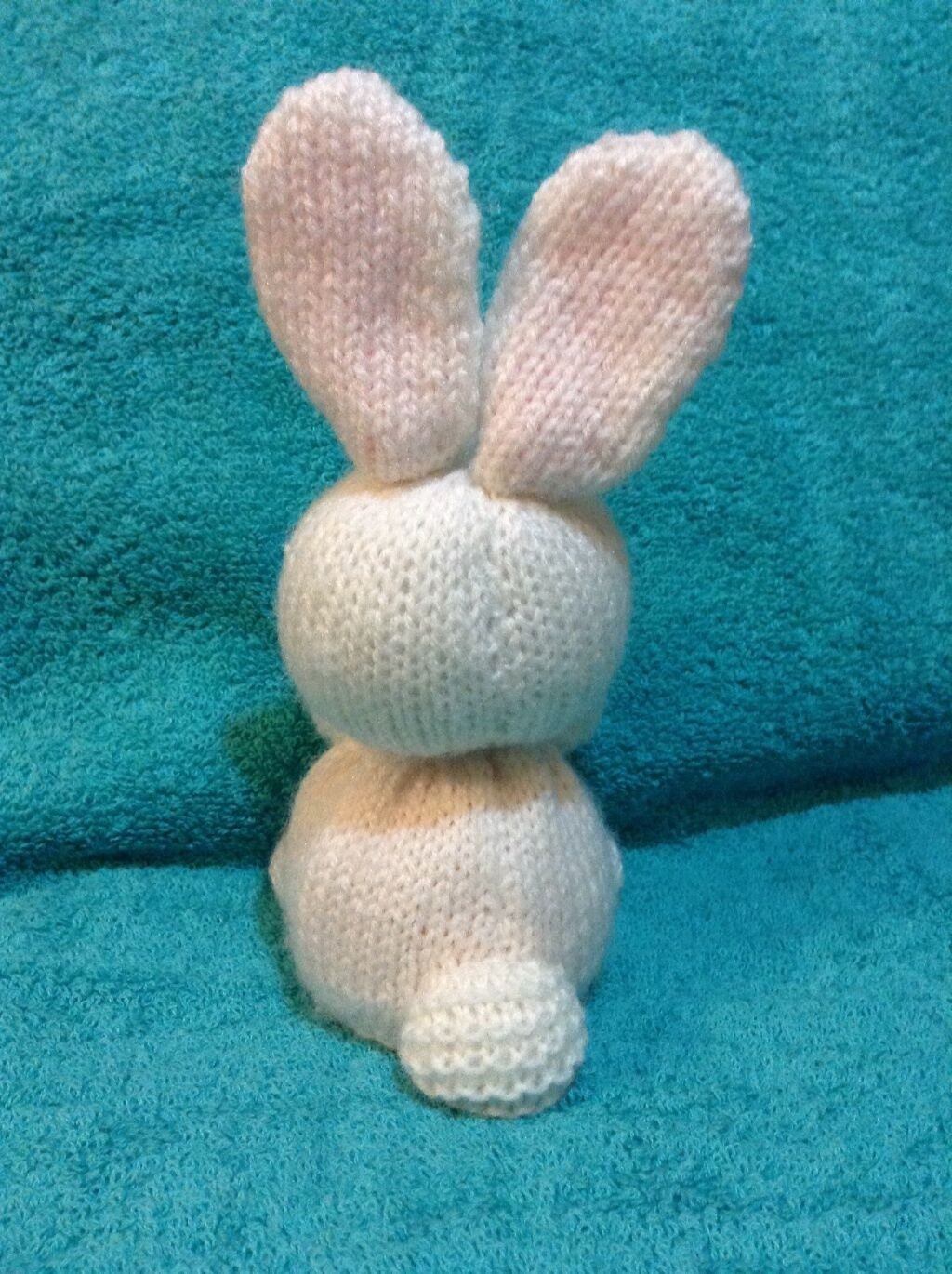 KNITTING PATTERN - Easter bunny chocolate orange cover or 18 cms rabbit toy