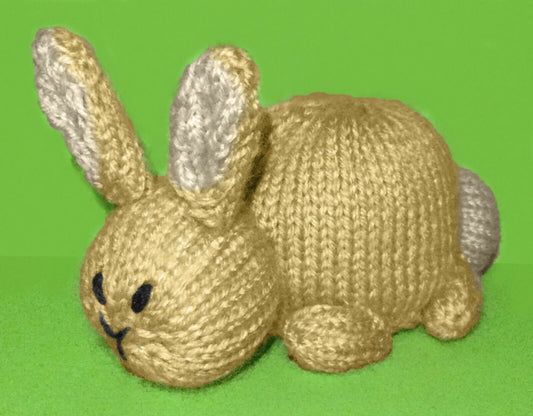 KNITTING PATTERN - Easter Brown Bunny chocolate orange cover or 9 cms rabbit toy