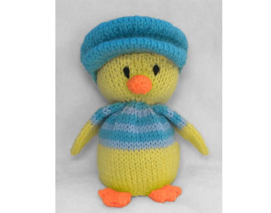 KNITTING PATTERN - Charlie Chick chocolate orange cover /13 cms Easter toy