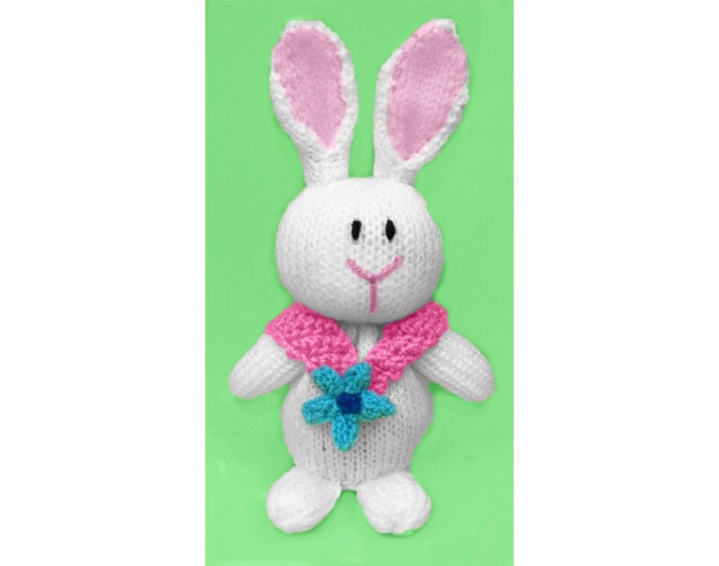 KNITTING PATTERN - Brenda Bunny chocolate orange cover / 15 cms Easter toy