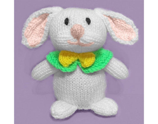 KNITTING PATTERN - Barney Bunny Choc orange cover / 15cm Easter Rabbit toy