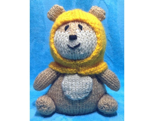 KNITTING PATTERN - Ewok orange cover or 14 cms toy