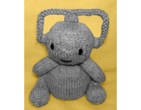 KNITTING PATTERN - Cyberman inspired choc orange cover or 17 cms Doctor Who toy