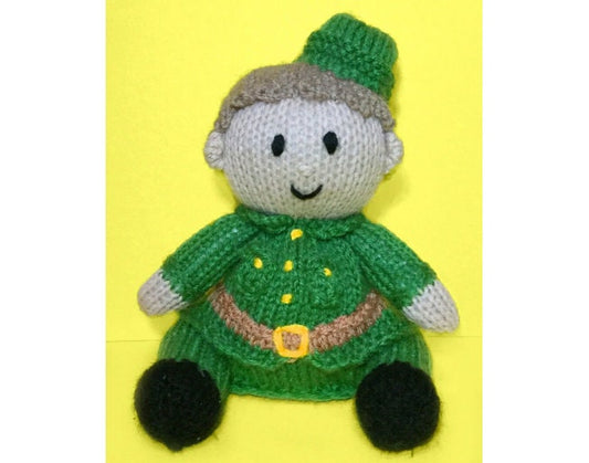 KNITTING PATTERN - World War Two Solider chocolate orange cover / 15 cms toy