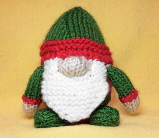 KNITTING PATTERN - Santa Gnome Chocolate orange cover / 9 cms Christmas toy