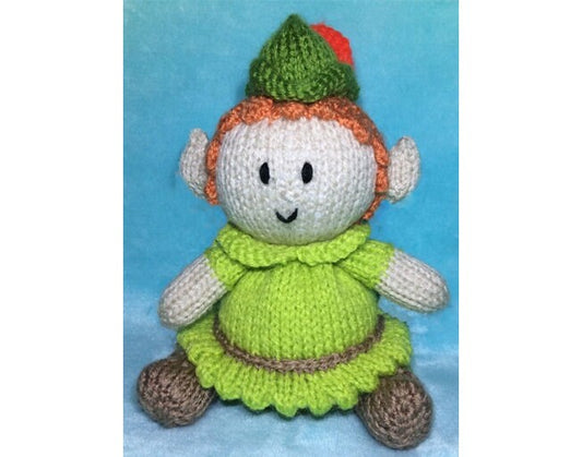 KNITTING PATTERN - Peter Pan inspired chocolate orange cover / 18 cms toy