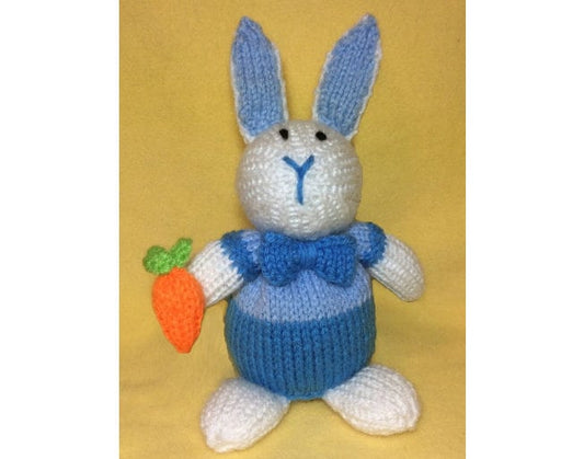KNITTING PATTERN - Brambles the Easter Bunny chocolate orange cover / 18 cms toy