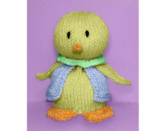 KNITTING PATTERN - My first Chick chocolate orange cover /13 cms Easter toy