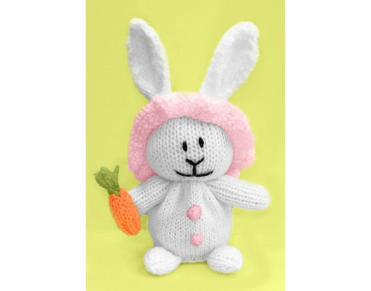 KNITTING PATTERN - Bonnie Bunny chocolate orange cover / 15 cms Easter toy