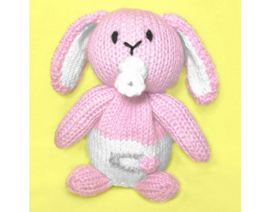 KNITTING PATTERN - Baby Bunny chocolate orange cover / 15cms Easter Shower toy