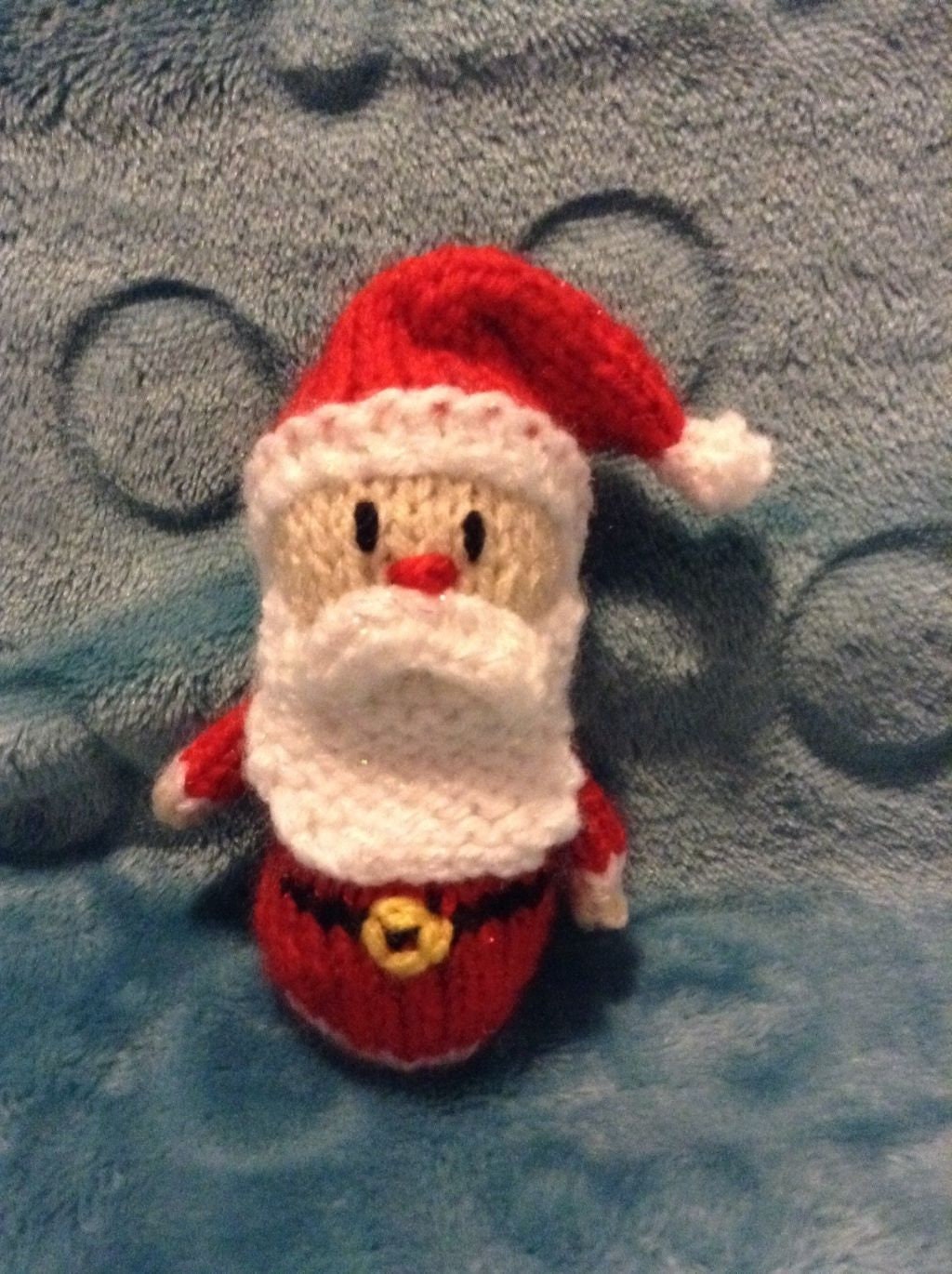 KNITTING PATTERN - Santa Claus Father Christmas chocolate cover Christmas