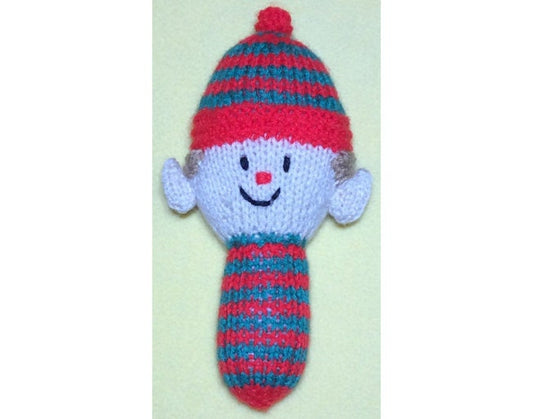 KNITTING PATTERN - Elf 15 cms Baby Toy - Great for Christmas and charity