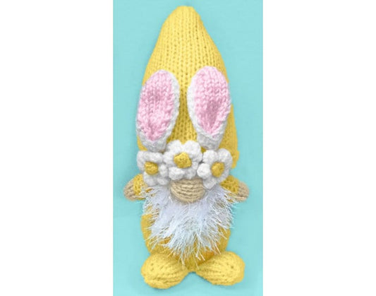 KNITTING PATTERN - Bunny Gonk Gnome Chocolate orange cover / 13cms Easter toy