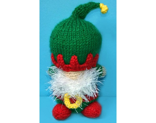 KNITTING PATTERN - Elf Gonk Gnome Chocolate orange cover / 13cms Christmas toy