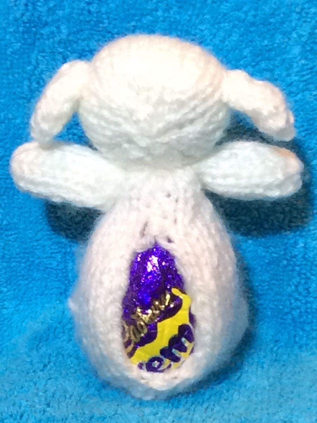 KNITTING PATTERN - Easter Lamb chocolate cover fits Creme Egg