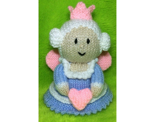 KNITTING PATTERN - Love Fairy chocolate orange cover / 17cms toy