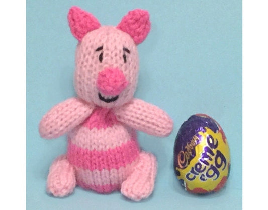 KNITTING PATTERN - Piglet inspired Choc cover Easter Creme Egg