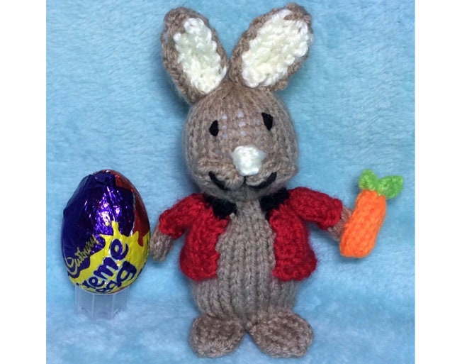 KNITTING PATTERN - Flopsy inspired Choc cover Easter Creme Egg