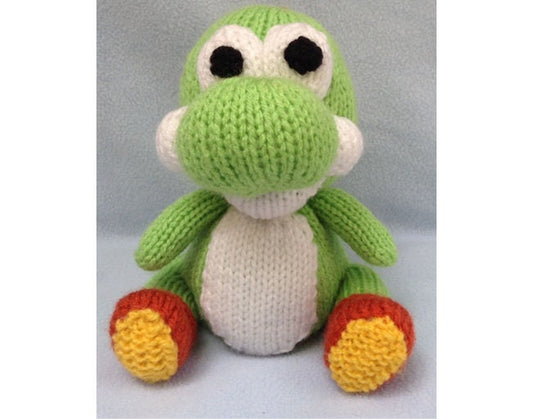 KNITTING PATTERN - Yoshi orange cover or toy