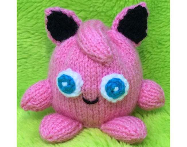 KNITTING PATTERN - Jigglypuff inspired choc orange cover or 9 cms toy