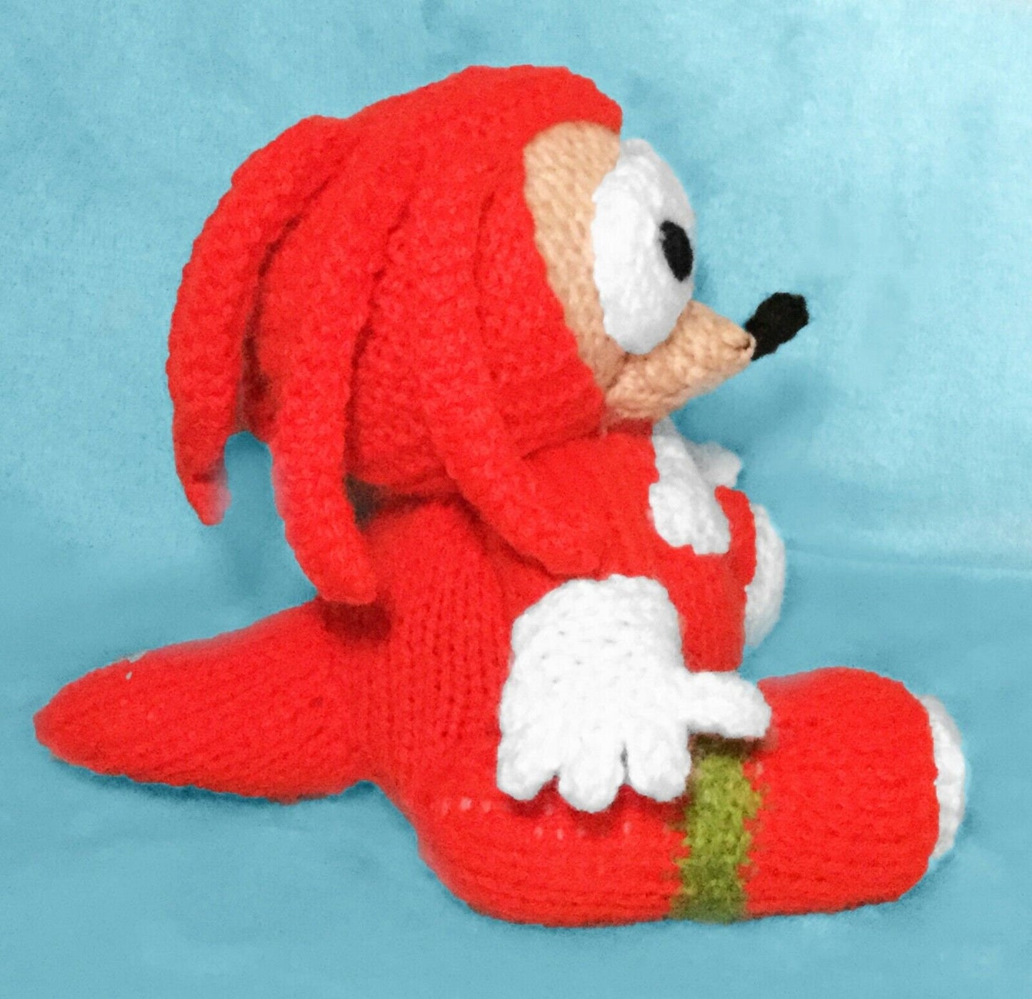 KNITTING PATTERN - Knuckles inspired choc orange cover /15 cms toy