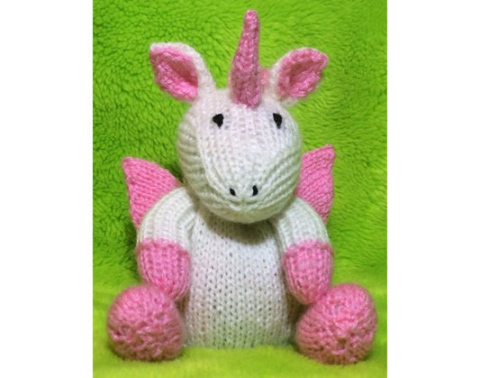 KNITTING PATTERN - Unicorn Chocolate orange cover / 16 cms toy