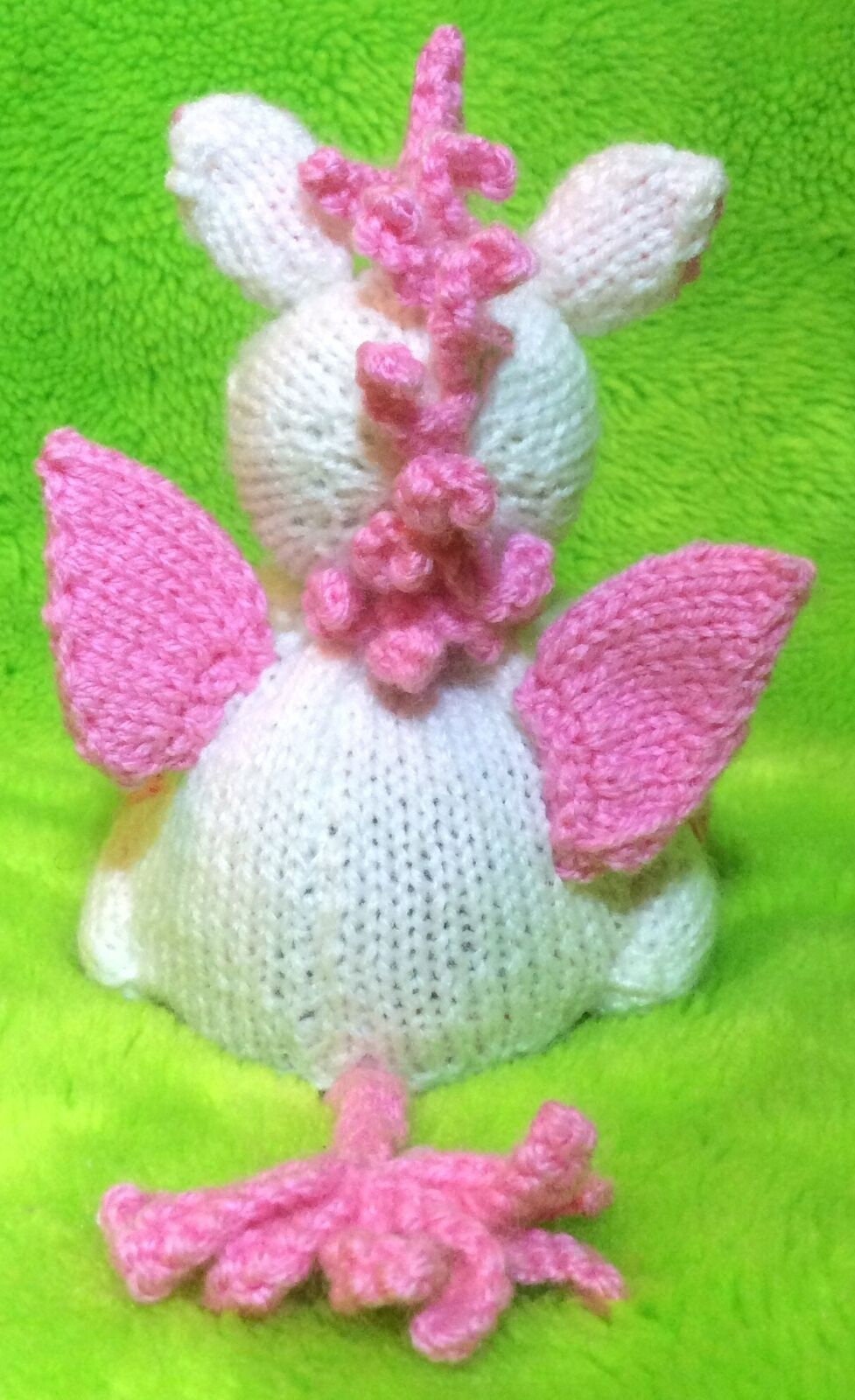 KNITTING PATTERN - Unicorn Chocolate orange cover / 16 cms toy