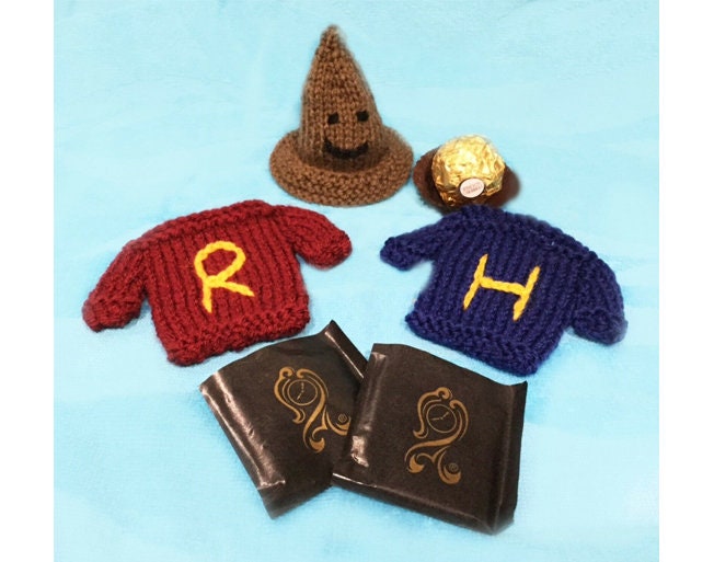 KNITTING PATTERN - Harry Potter Mint Covers / After Eight & Ferrero Hat