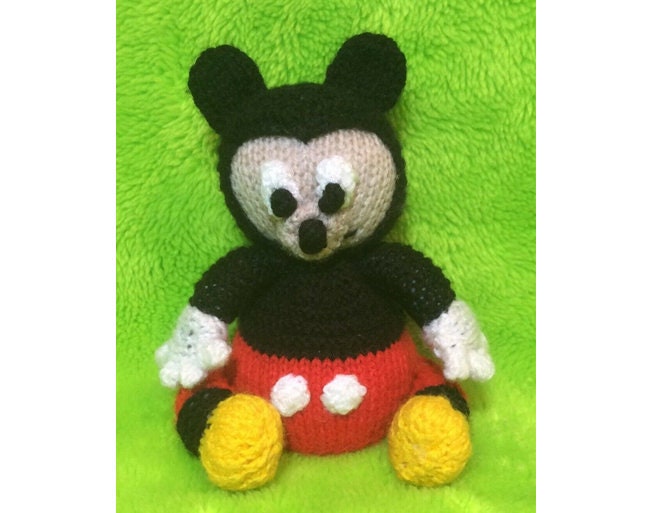 KNITTING PATTERN - Mr Mouse inspired chocolate orange cover/ 16 cms toy