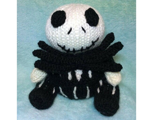 KNITTING PATTERN - Skeleton inspired chocolate orange cover/ 14 cms toy