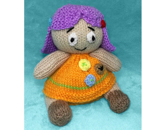 KNITTING PATTERN - Dolly inspired chocolate orange cover / 14 cms