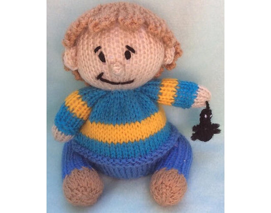 KNITTING PATTERN - Horrid Henry orange cover or 14 cms toy