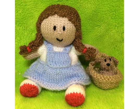 KNITTING PATTERN - Dorothy inspired chocolate orange cover / 15 cms toy