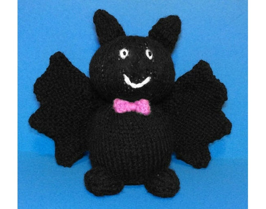 KNITTING PATTERN - Halloween Betty the Bat Chocolate orange cover / 15 cms toy