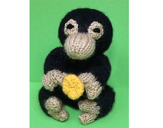 KNITTING PATTERN - Niffler inspired Choc cover or 13 cms toy