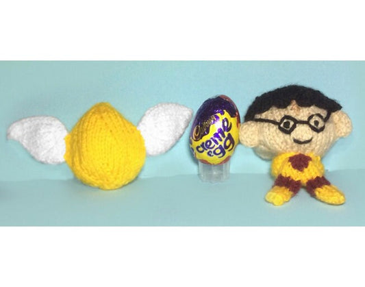 KNITTING PATTERN - Harry Potter Chocolate cover Easter Creme Egg