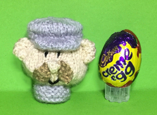 KNITTING PATTERN - Peaky Blinders inspired Chocolate cover Easter Creme Egg